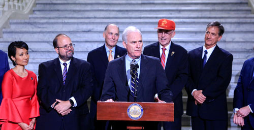 Gillen Joins Navy Secretary in Harrisburg for Naming of Newest Navy Warship